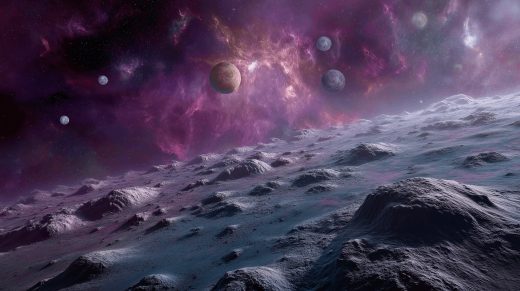 Purple Nebula puzzle preview